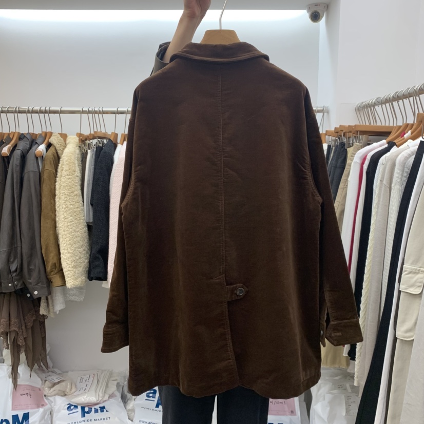 DRESS ROOM東大門直郵女士新款休閑熱賣推薦人氣夾克燈芯絨DRESS ROOM夾克