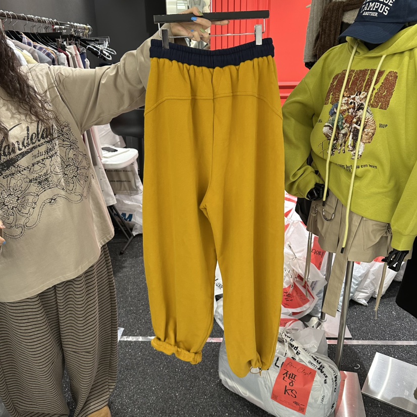 RARE CLOSET韓國直郵女裝新品推薦人氣熱賣休閑休閑褲加絨RARE CLOSET休閑褲
