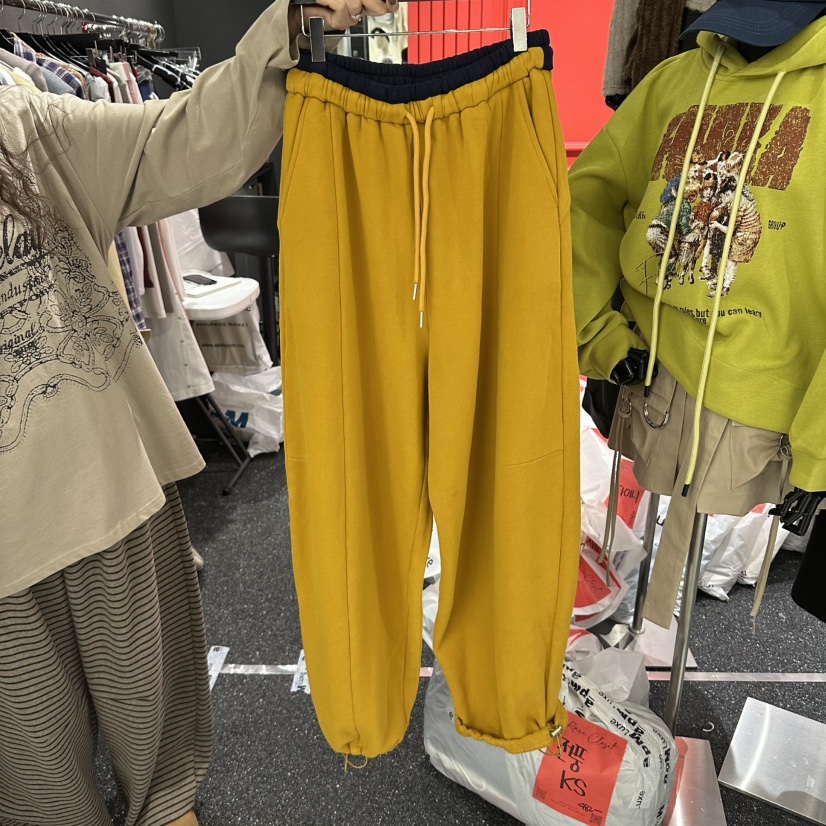 RARE CLOSET韓國直郵女裝新品推薦人氣熱賣休閑休閑褲加絨RARE CLOSET休閑褲圖色1