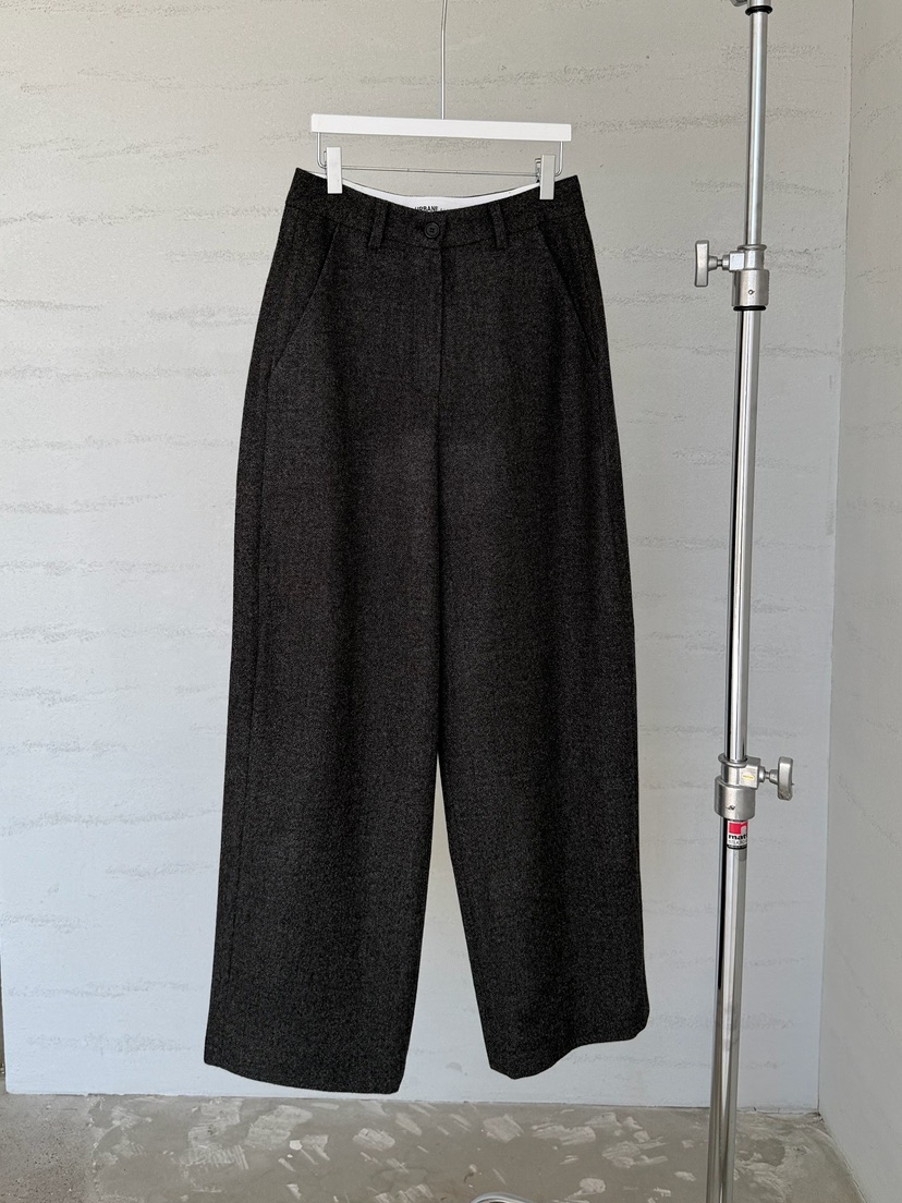 URBANE cloth韓國代購女士新品休閑推薦人氣熱賣時尚休閑褲URBANE cloth休閑褲圖色2墨色