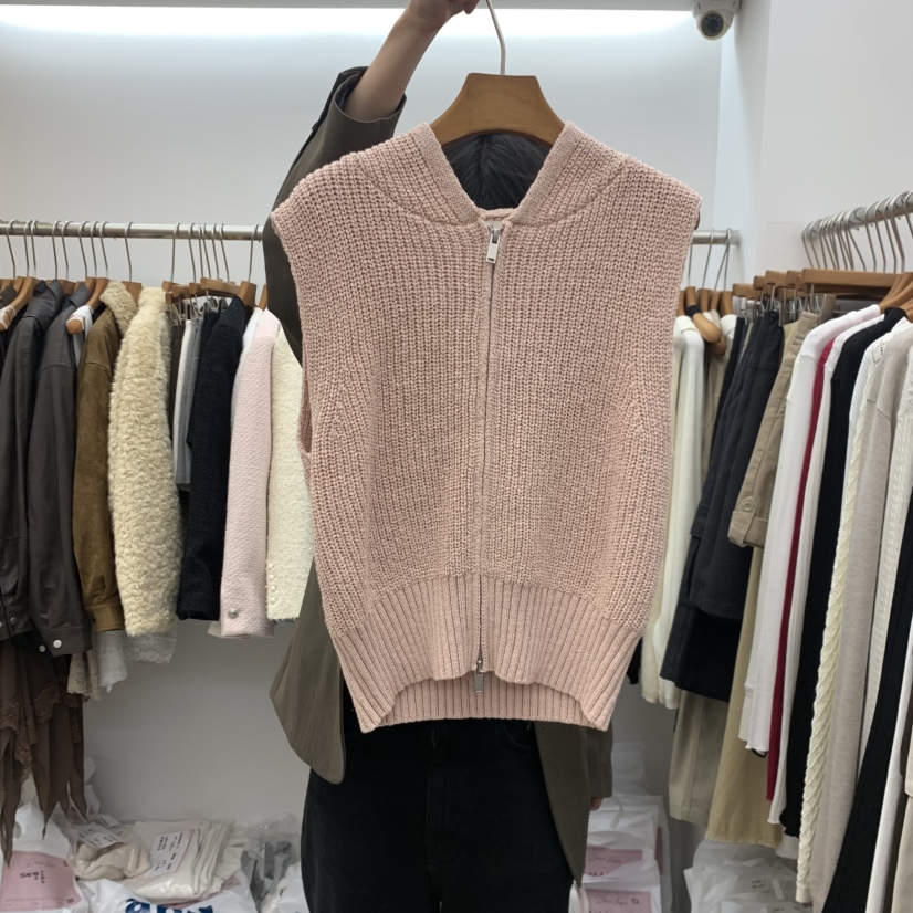 DRESS ROOM東大門實拍女裝新款推薦真品熱賣休閑人氣馬甲DRESS ROOM馬甲圖色1