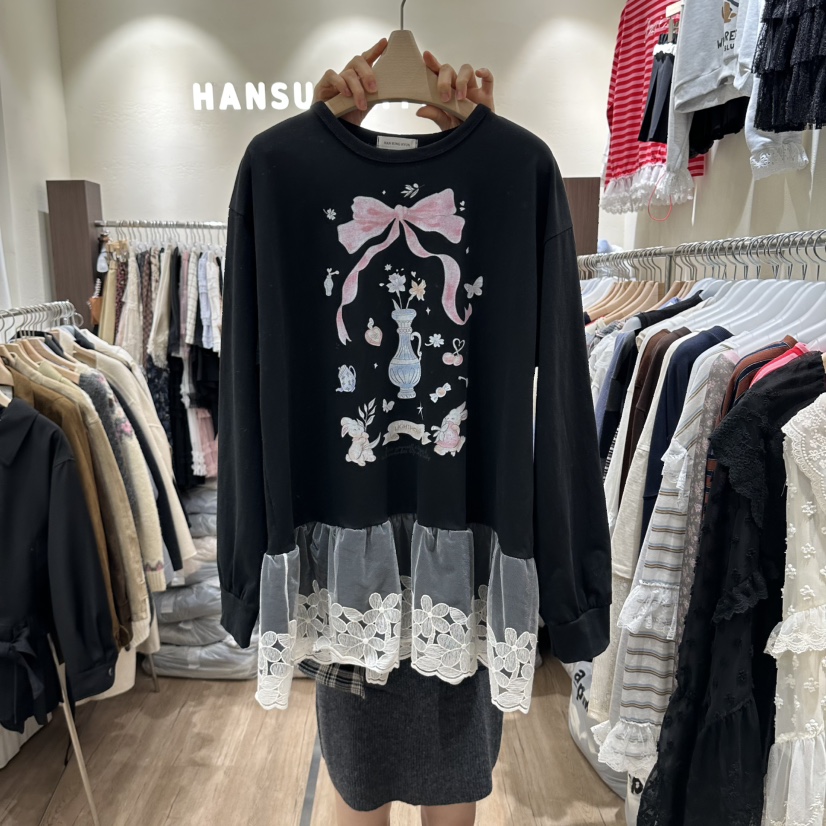 HANSUNGHYUN韓國代購女士新品真品休閑推薦連衣裙褶皺寬松HANSUNGHYUN連衣裙圖色2