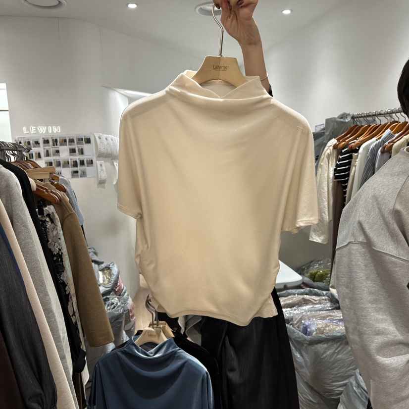 LEWIN東大門代購女裝新品休閑熱賣推薦人氣真品T恤天鵝絨LEWINT恤圖色1