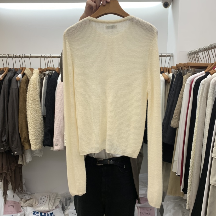DRESS ROOM韓國代購女裝新款推薦休閑真品針織衫柔軟開衫DRESS ROOM針織衫