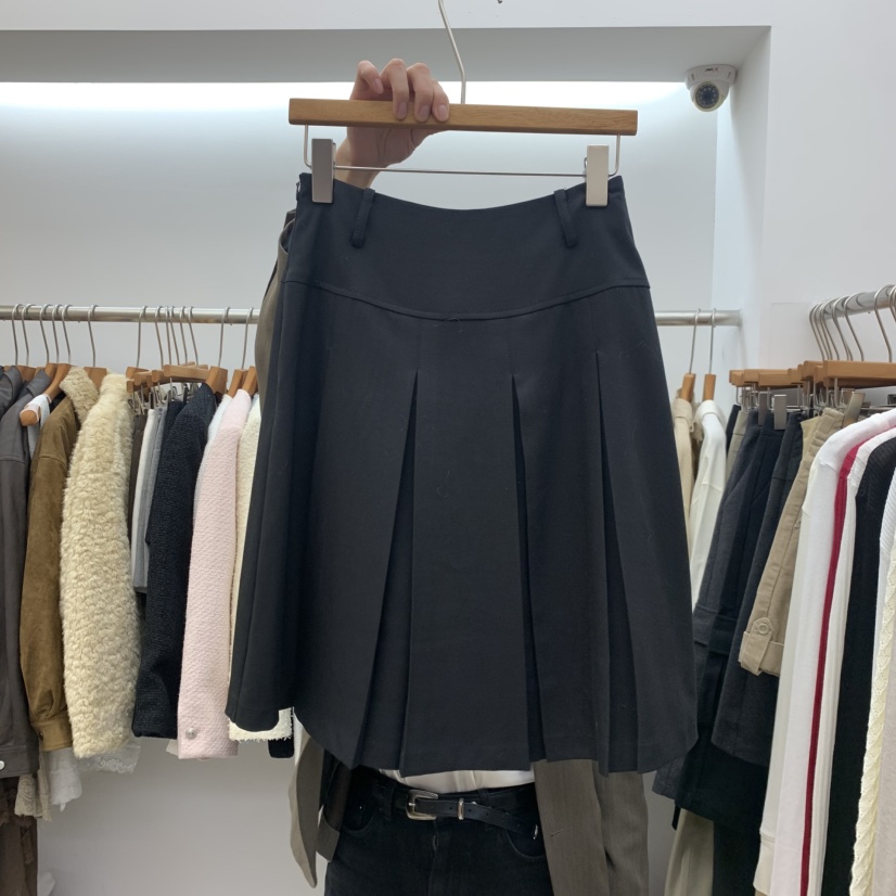 DRESS ROOM東大門代購女裝新款時尚熱賣推薦半身裙中短裙DRESS ROOM半身裙/中短裙圖色2黑