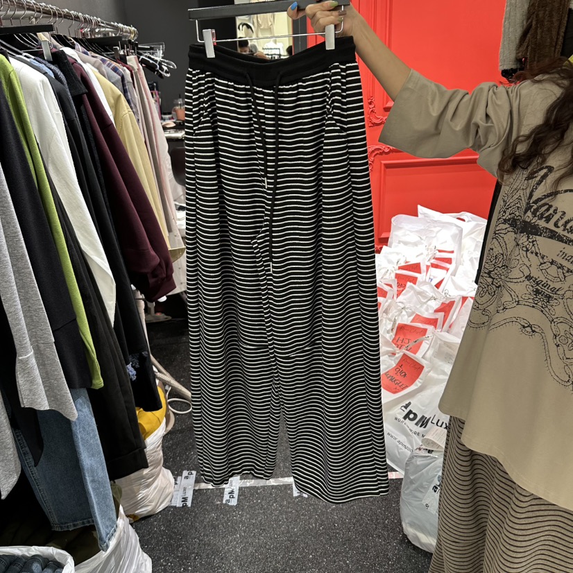 RARE CLOSET韓國直郵女士新款真品時尚推薦人氣休閑休閑褲RARE CLOSET休閑褲圖色2黑色