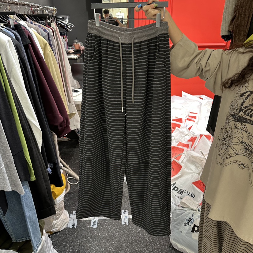 RARE CLOSET韓國直郵女士新款真品時尚推薦人氣休閑休閑褲RARE CLOSET休閑褲圖色3灰色