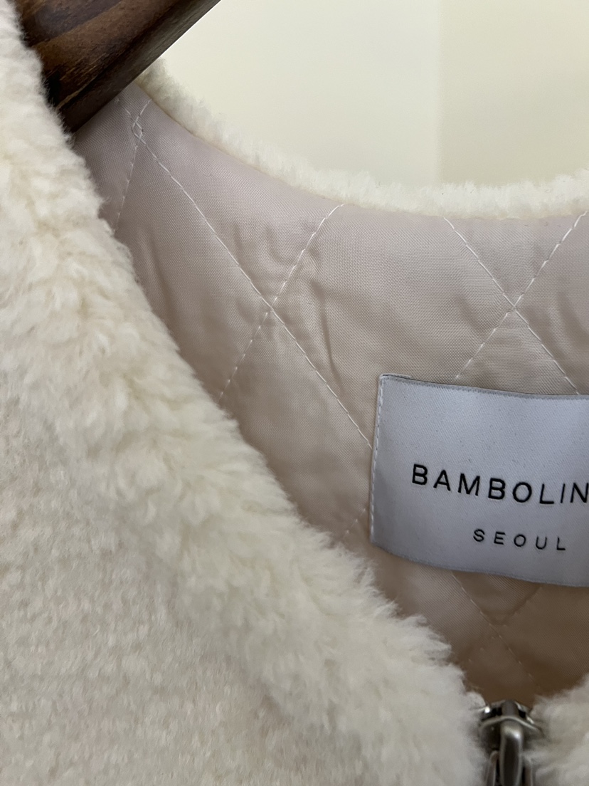 BAMBOLINA韓國直郵女士新品人氣推薦熱賣真品時尚馬甲貂皮BAMBOLINA馬甲
