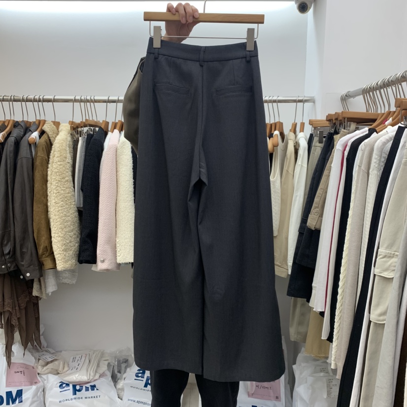 DRESS ROOM東大門直郵女裝新品時尚熱賣休閑真品休閑褲褶裥DRESS ROOM休閑褲