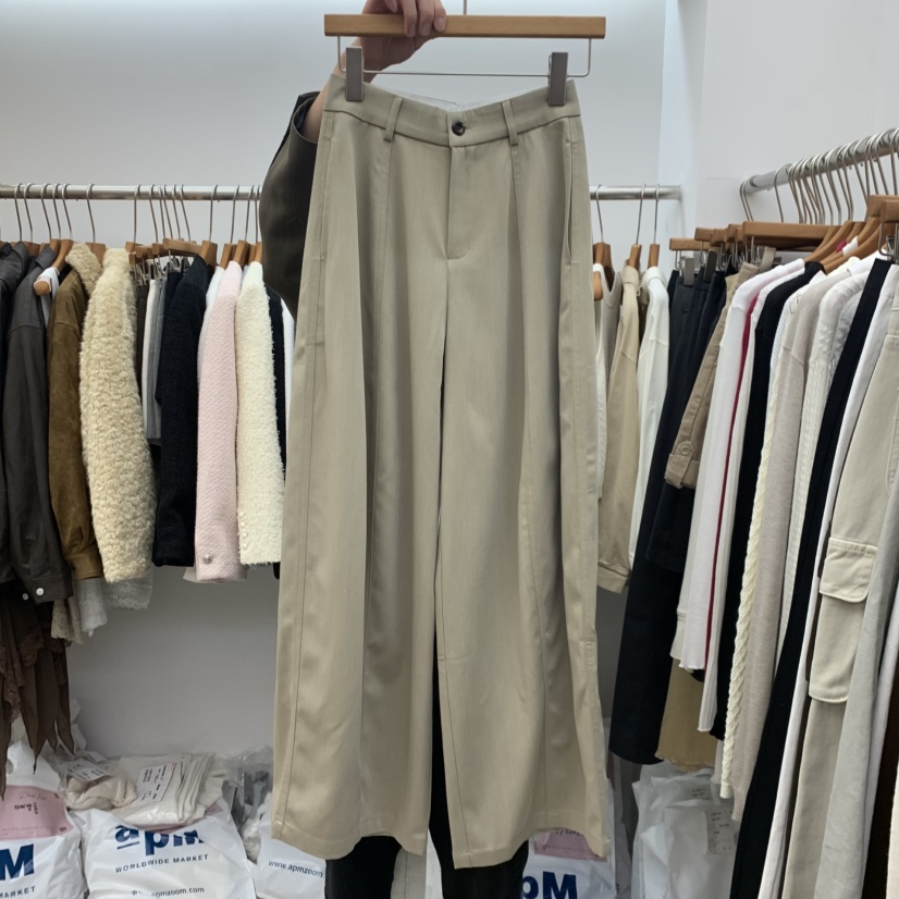 DRESS ROOM東大門直郵女裝新品時尚熱賣休閑真品休閑褲褶裥DRESS ROOM休閑褲圖色1