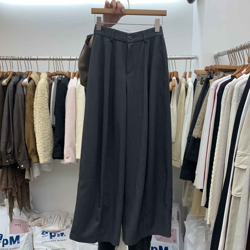 DRESS ROOM東大門直郵女裝新品時尚熱賣休閑真品休閑褲褶裥DRESS ROOM休閑褲圖色2