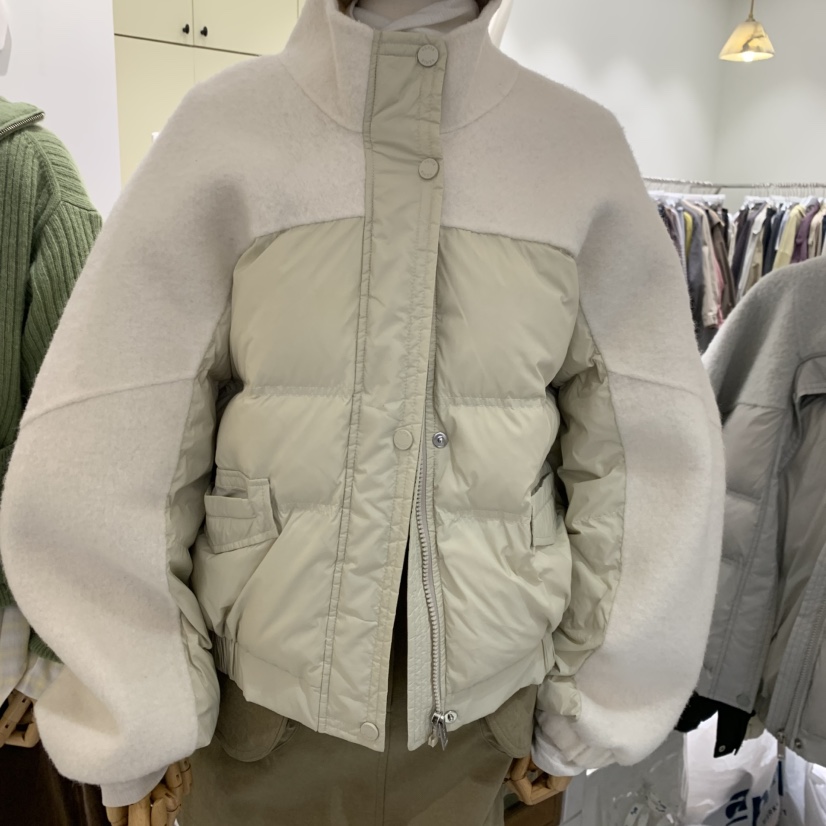 VENIR-A東大門代購女裝新品休閑真品時尚短款羽絨服羽絨服VENIR-A短款羽絨服圖色1