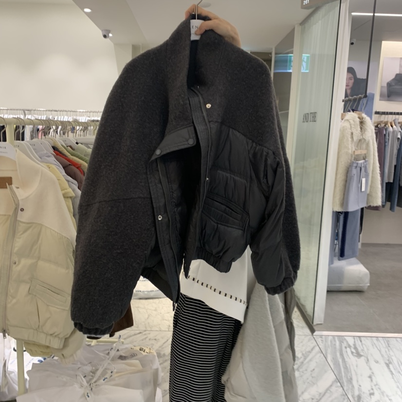 VENIR-A東大門代購女裝新品休閑真品時尚短款羽絨服羽絨服VENIR-A短款羽絨服圖色3