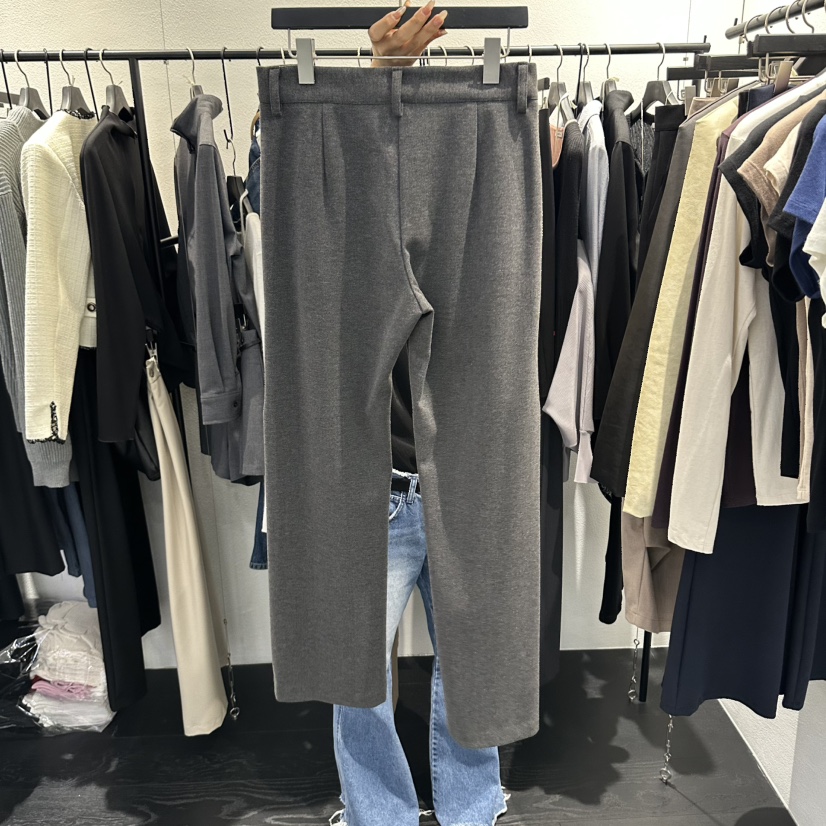 FLAMME TOIT/LUNAMDE韓國直郵女士新品時尚休閑褲人字紋FLAMME TOIT/LUNAMDE休閑褲