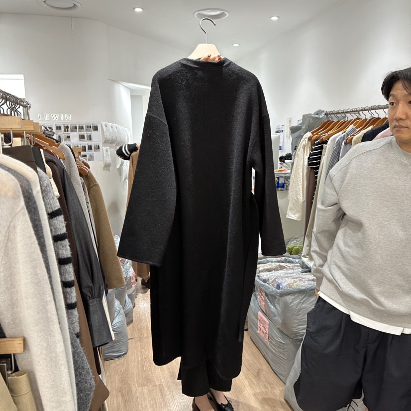 LEWIN東大門代購女士新品人氣熱賣推薦真品時尚中長款大衣LEWIN中長款大衣