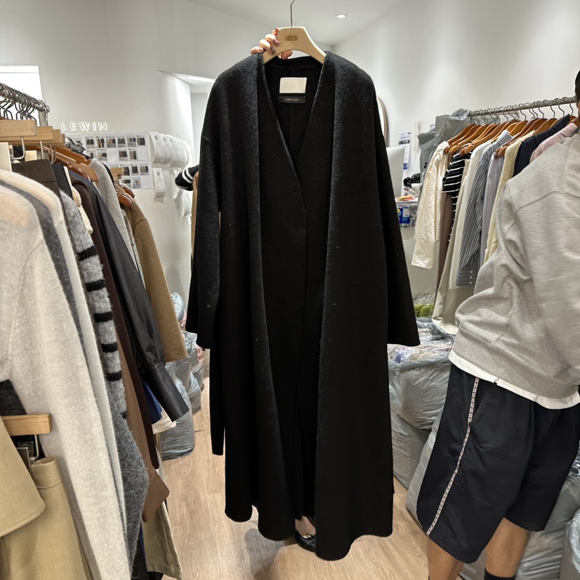 LEWIN東大門代購女士新品人氣熱賣推薦真品時尚中長款大衣LEWIN中長款大衣圖色2