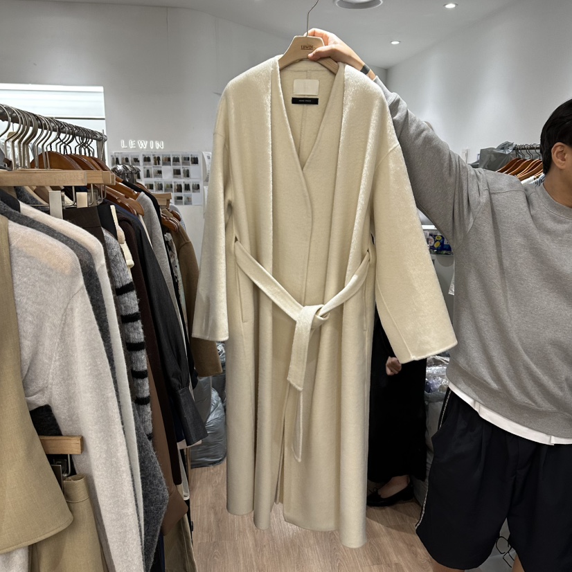 LEWIN東大門代購女士新品人氣熱賣推薦真品時尚中長款大衣LEWIN中長款大衣圖色3