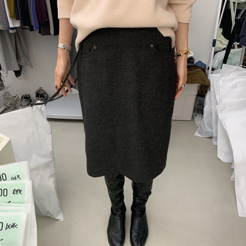 PADO東大門代購女裝新品熱賣休閑真品時尚半身裙中短裙折疊PADO半身裙/中短裙圖色3