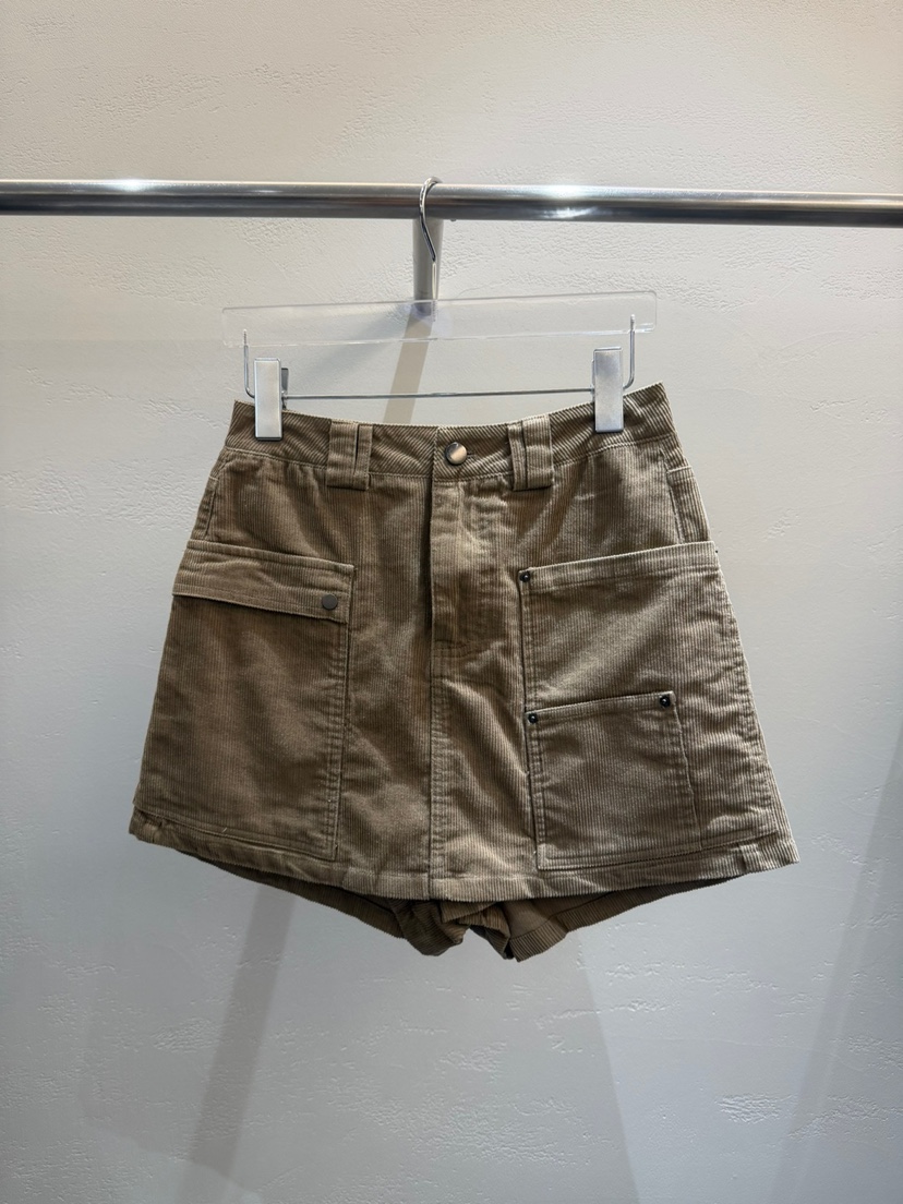 MOST OF ALL U韓國代購女裝新品休閑時尚裙褲燈芯絨口袋MOST OF ALL U裙褲圖色2