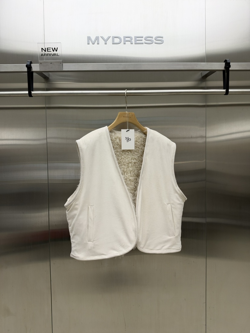 MYDRESS東大門代購女裝新款真品熱賣休閑人氣時尚馬甲兩面穿MYDRESS馬甲