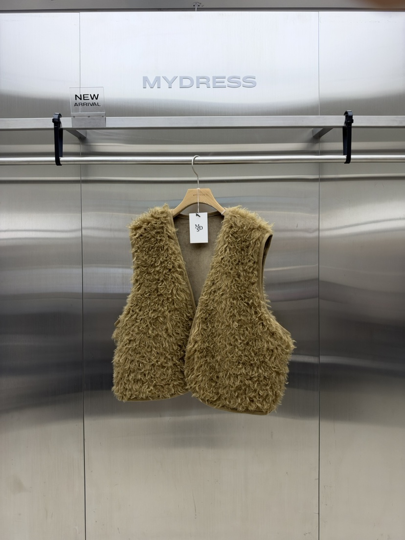 MYDRESS東大門代購女裝新款真品熱賣休閑人氣時尚馬甲兩面穿MYDRESS馬甲圖色2