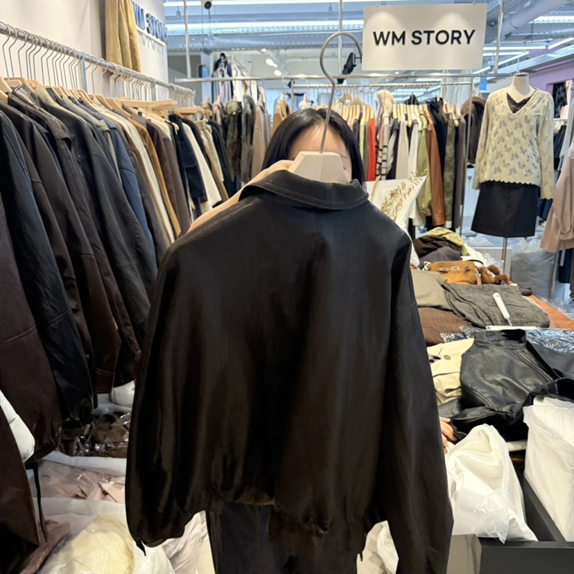 SIMPLE PARK/WMSTORY東大門直郵女士新品真品推薦時尚皮衣WMSTORY/SIMPLE PARK皮衣