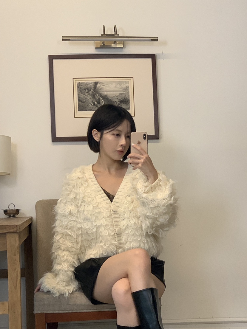 FABRIC韓國直郵女士新品推薦休閑熱賣時尚人氣真品開衫FABRIC開衫