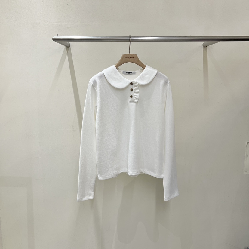 MARIE MARIE韓國代購女士新品推薦熱賣真品人氣時尚長袖T恤MARIE MARIE長袖T恤圖色1