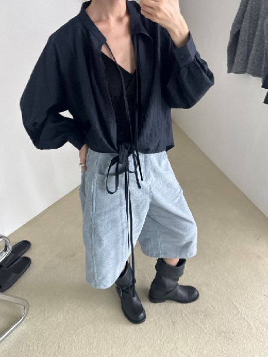 베슬東大門代購女士新品人氣真品休閑時尚推薦襯衫蕾絲衫VESL襯衫/蕾絲衫