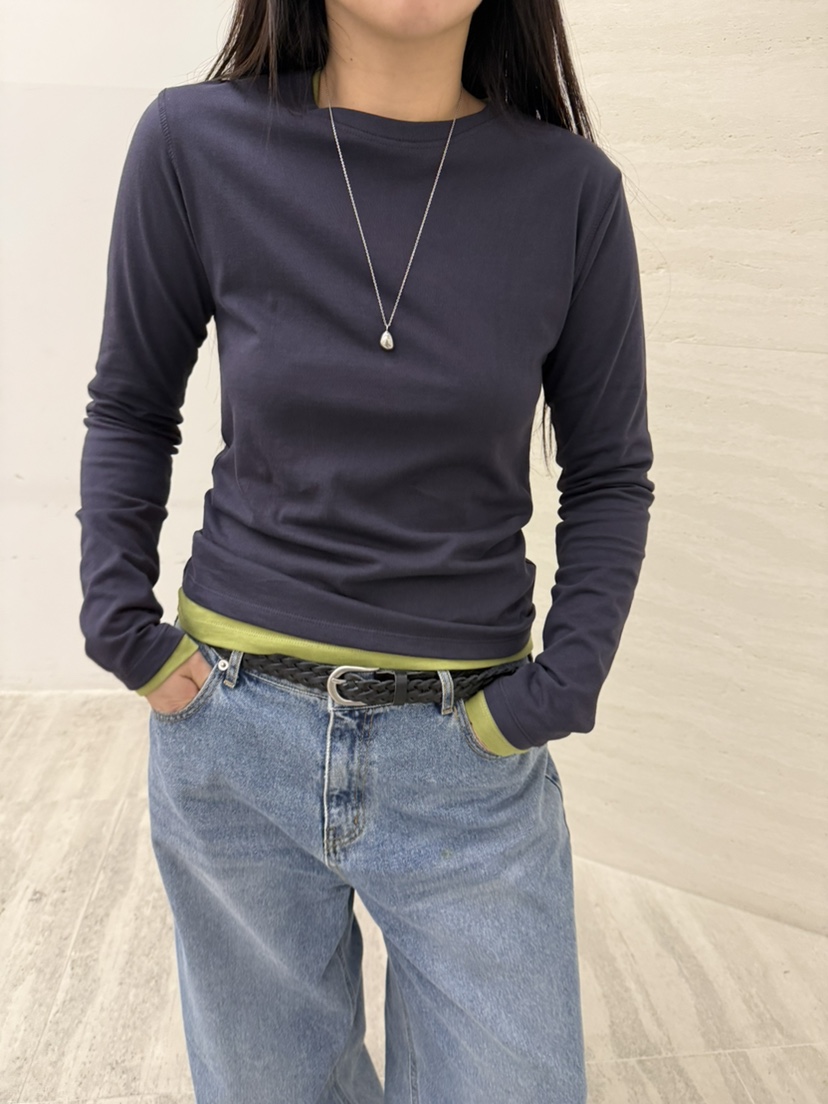 VERNIMENT東大門直郵女士新款時尚推薦人氣真品休閑長袖T恤VERNIMENT長袖T恤
