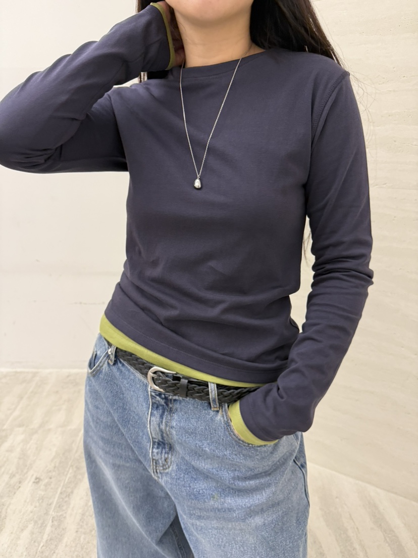VERNIMENT東大門直郵女士新款時尚推薦人氣真品休閑長袖T恤VERNIMENT長袖T恤