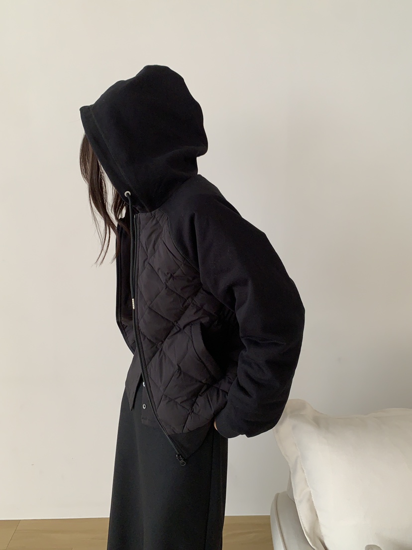 LE RIVE韓國直郵女士新品熱賣休閑推薦短款羽絨服連帽衫鴨LE RIVE短款羽絨服