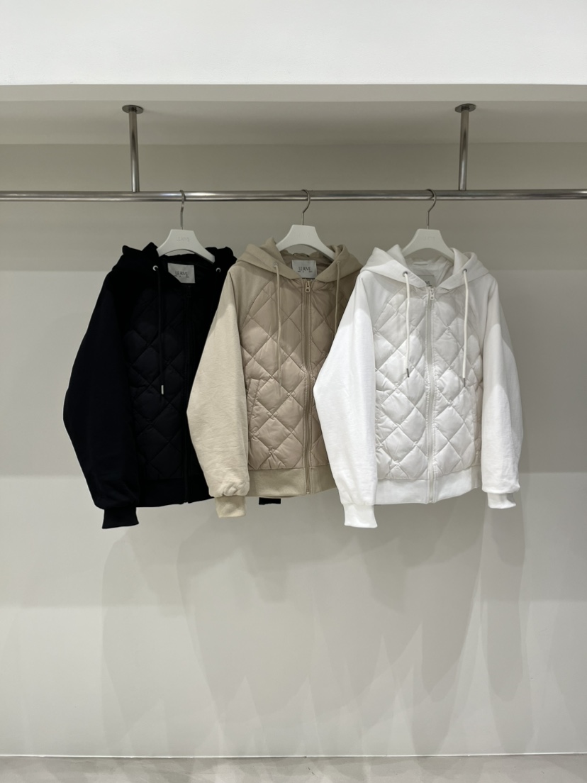 LE RIVE韓國直郵女士新品熱賣休閑推薦短款羽絨服連帽衫鴨LE RIVE短款羽絨服
