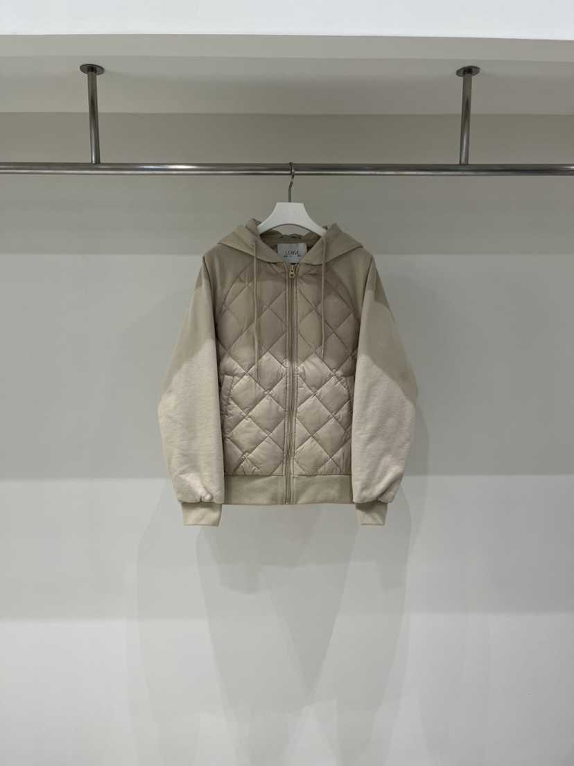 LE RIVE韓國直郵女士新品熱賣休閑推薦短款羽絨服連帽衫鴨LE RIVE短款羽絨服圖色2