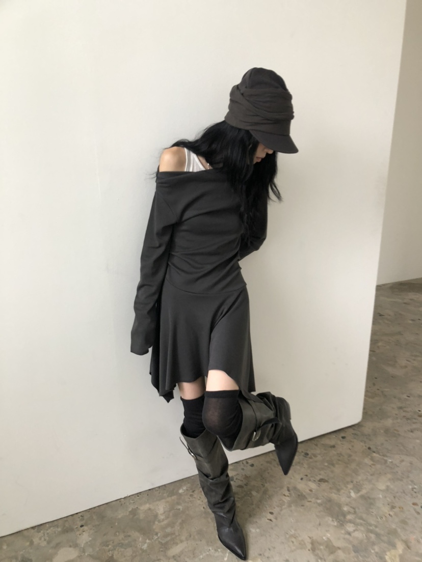 MOVENNE東大門代購女士新款熱賣真品時尚推薦人氣休閑連衣裙MOVENNE連衣裙