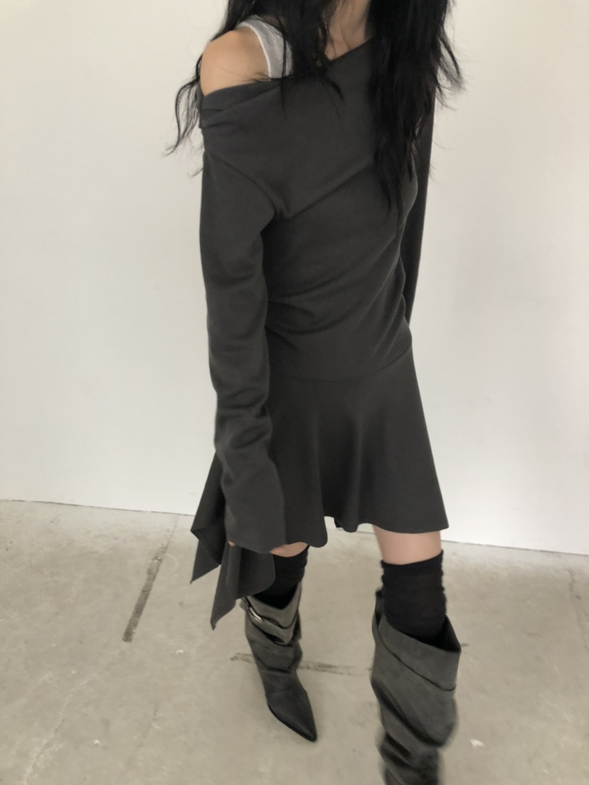 MOVENNE東大門代購女士新款熱賣真品時尚推薦人氣休閑連衣裙MOVENNE連衣裙