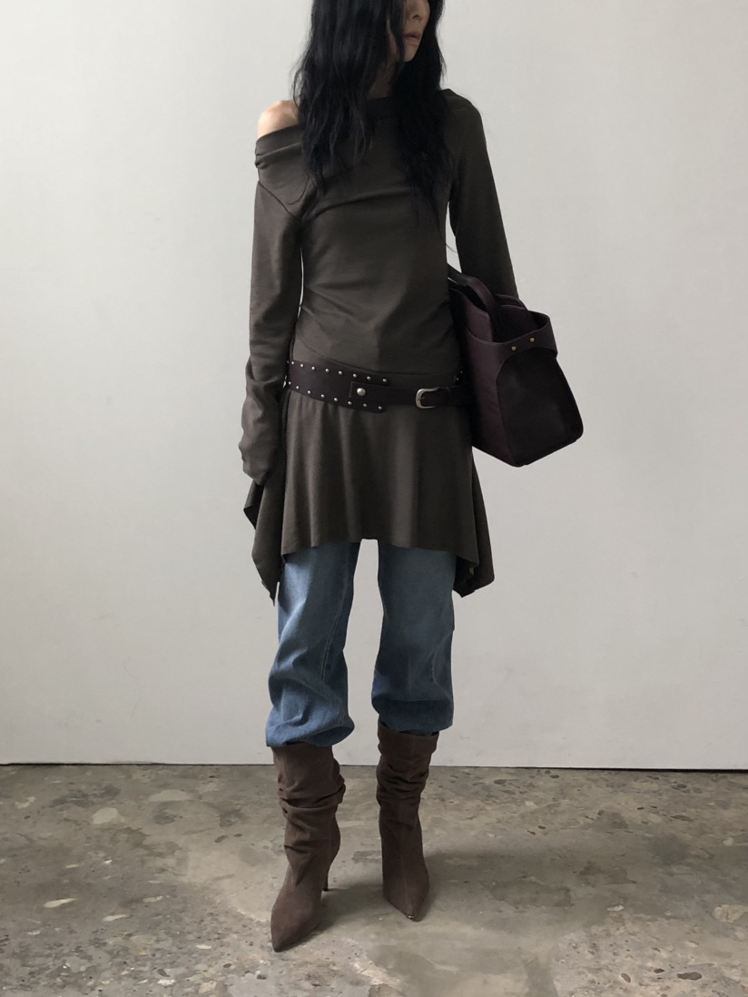MOVENNE東大門代購女士新款熱賣真品時尚推薦人氣休閑連衣裙MOVENNE連衣裙