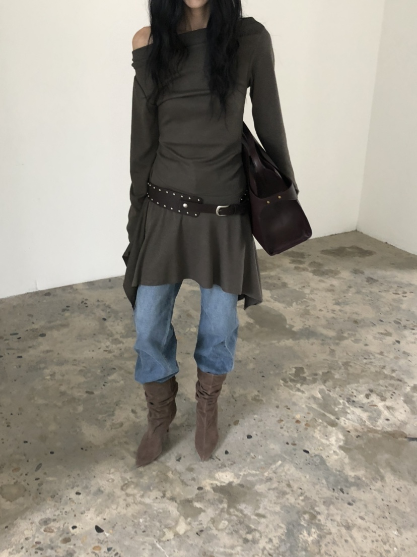 MOVENNE東大門代購女士新款熱賣真品時尚推薦人氣休閑連衣裙MOVENNE連衣裙
