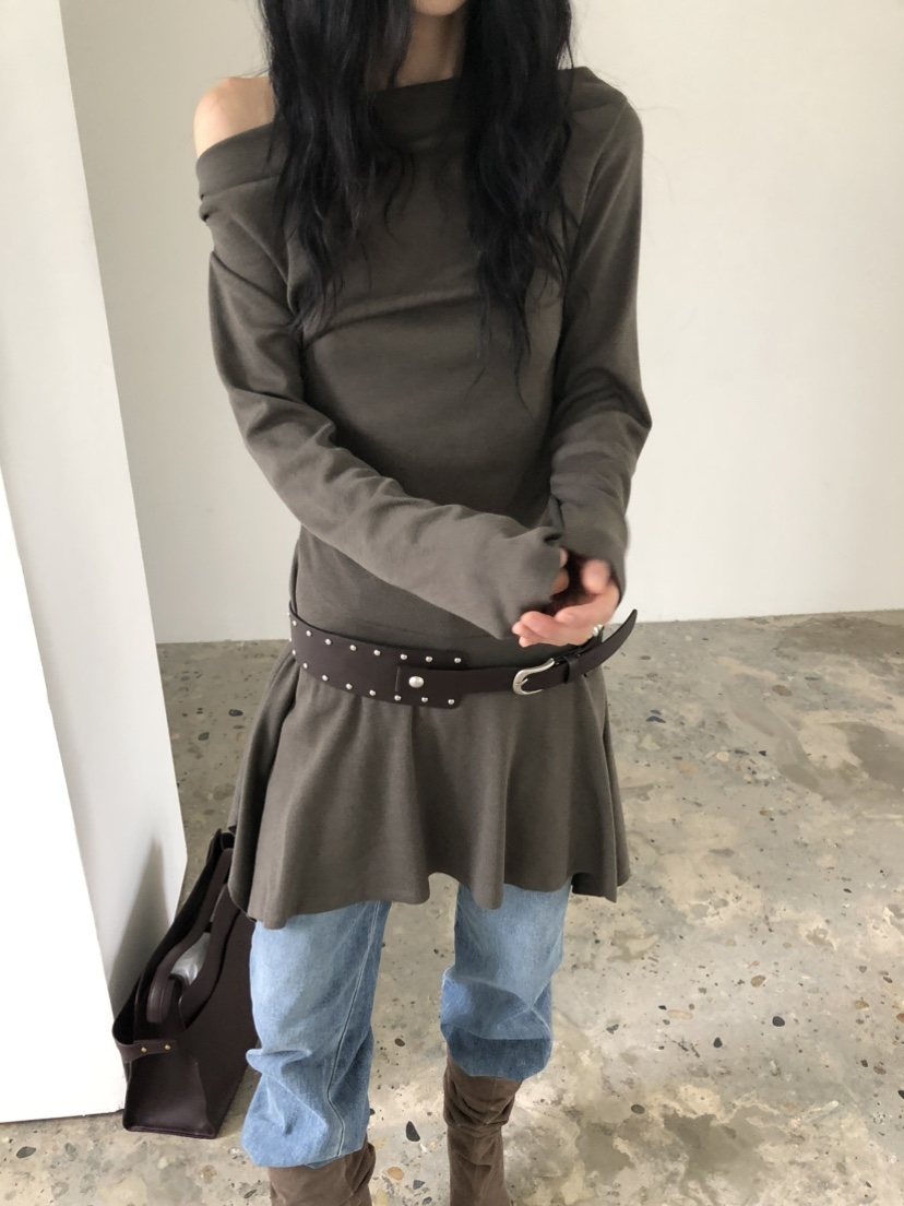 MOVENNE東大門代購女士新款熱賣真品時尚推薦人氣休閑連衣裙MOVENNE連衣裙