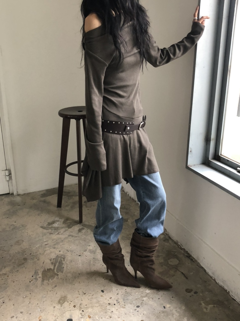 MOVENNE東大門代購女士新款熱賣真品時尚推薦人氣休閑連衣裙MOVENNE連衣裙