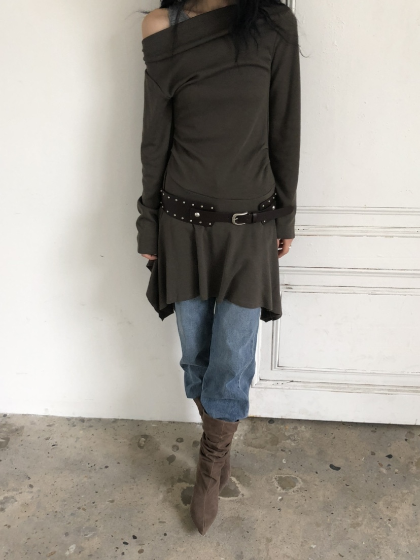 MOVENNE東大門代購女士新款熱賣真品時尚推薦人氣休閑連衣裙MOVENNE連衣裙