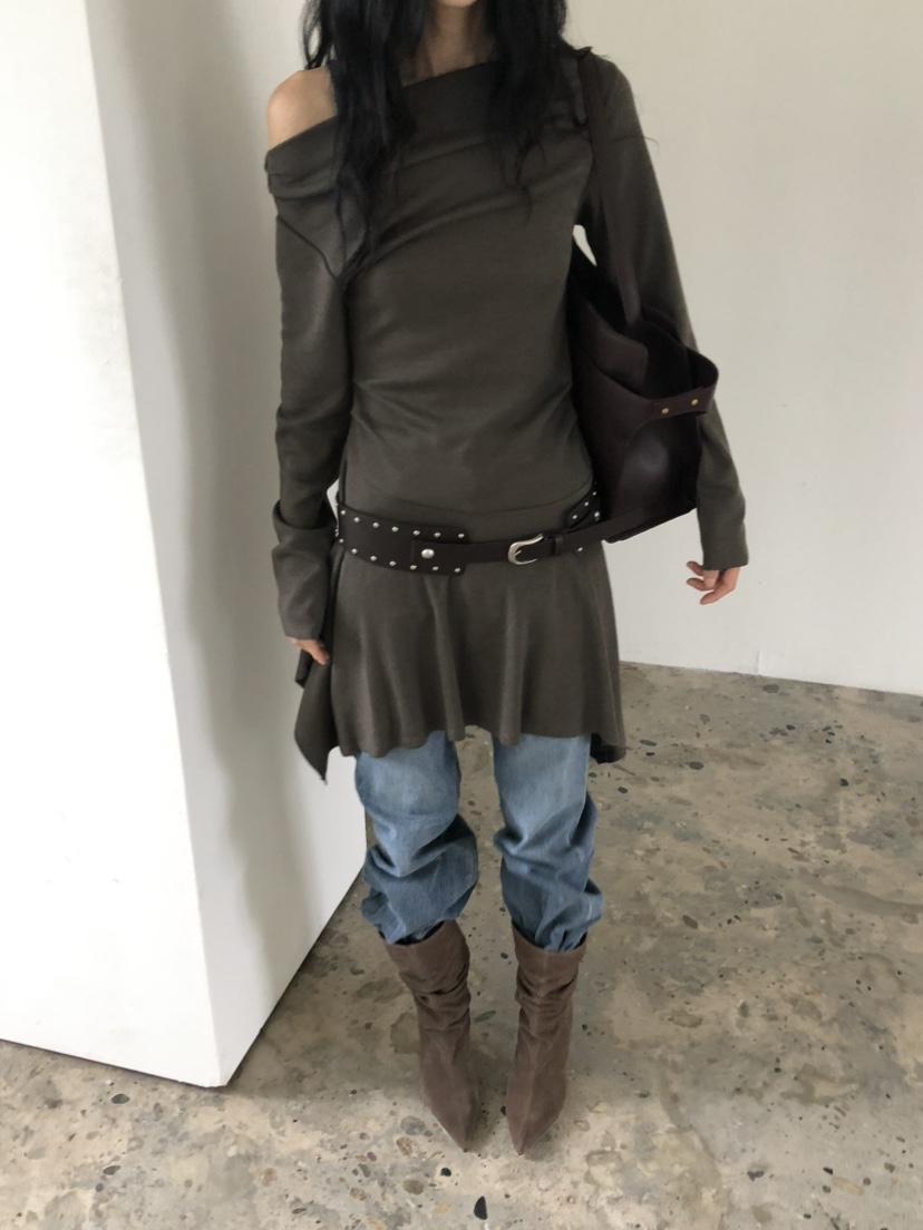 MOVENNE東大門代購女士新款熱賣真品時尚推薦人氣休閑連衣裙MOVENNE連衣裙