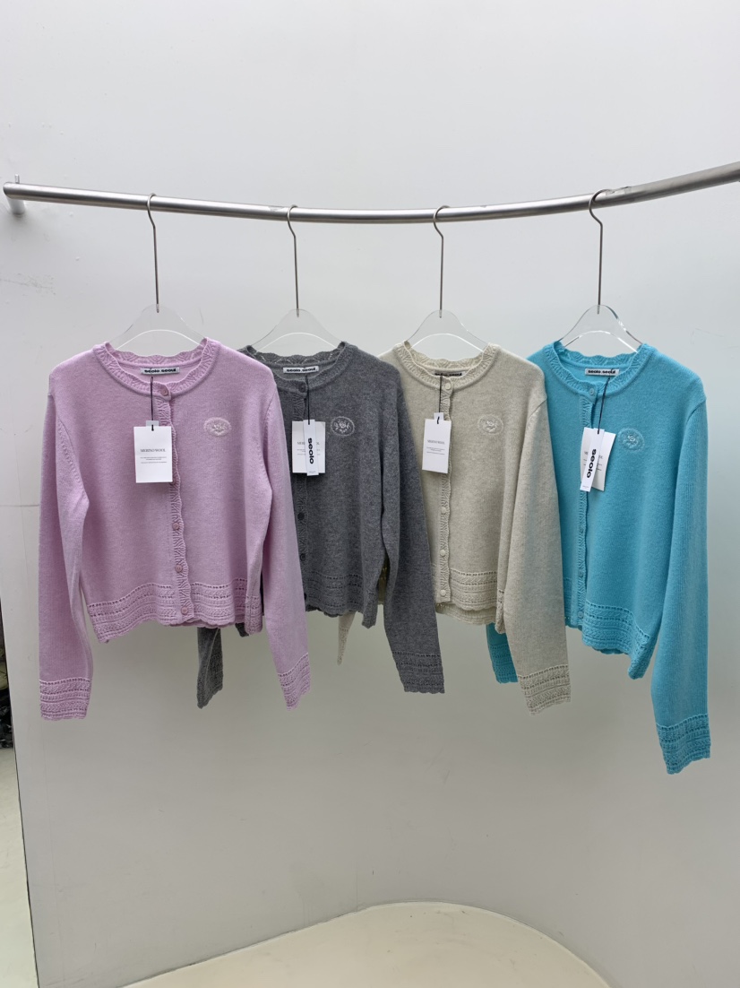SEOLO東大門直郵女士新品熱賣人氣推薦真品時尚休閑開衫蕾絲Seolo seoul開衫