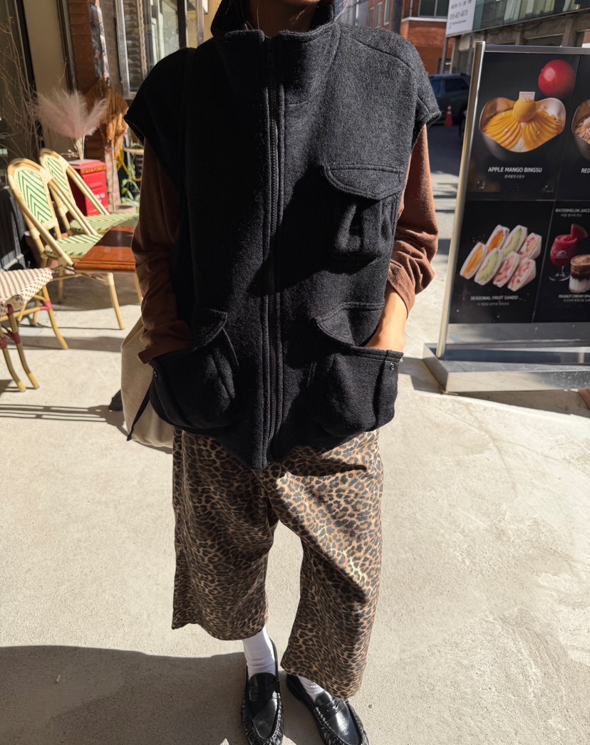 FRANC—L韓國代購女裝新品休閑時尚熱賣推薦馬甲不含內搭FRANC馬甲圖色2