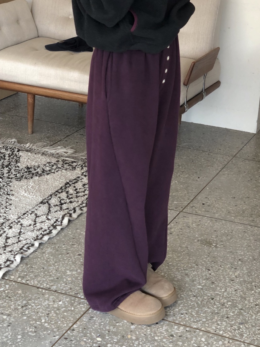 ONDO-P韓國代購女士新款真品推薦人氣熱賣時尚休閑褲紐扣ONDO-P休閑褲