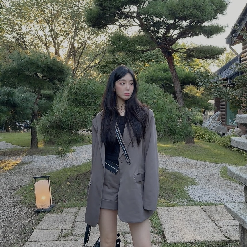 SEOUL PALETTE-Q韓國代購女裝新品真品休閑西裝西服腰帶SEOUL PALETTE-Q西裝/西服