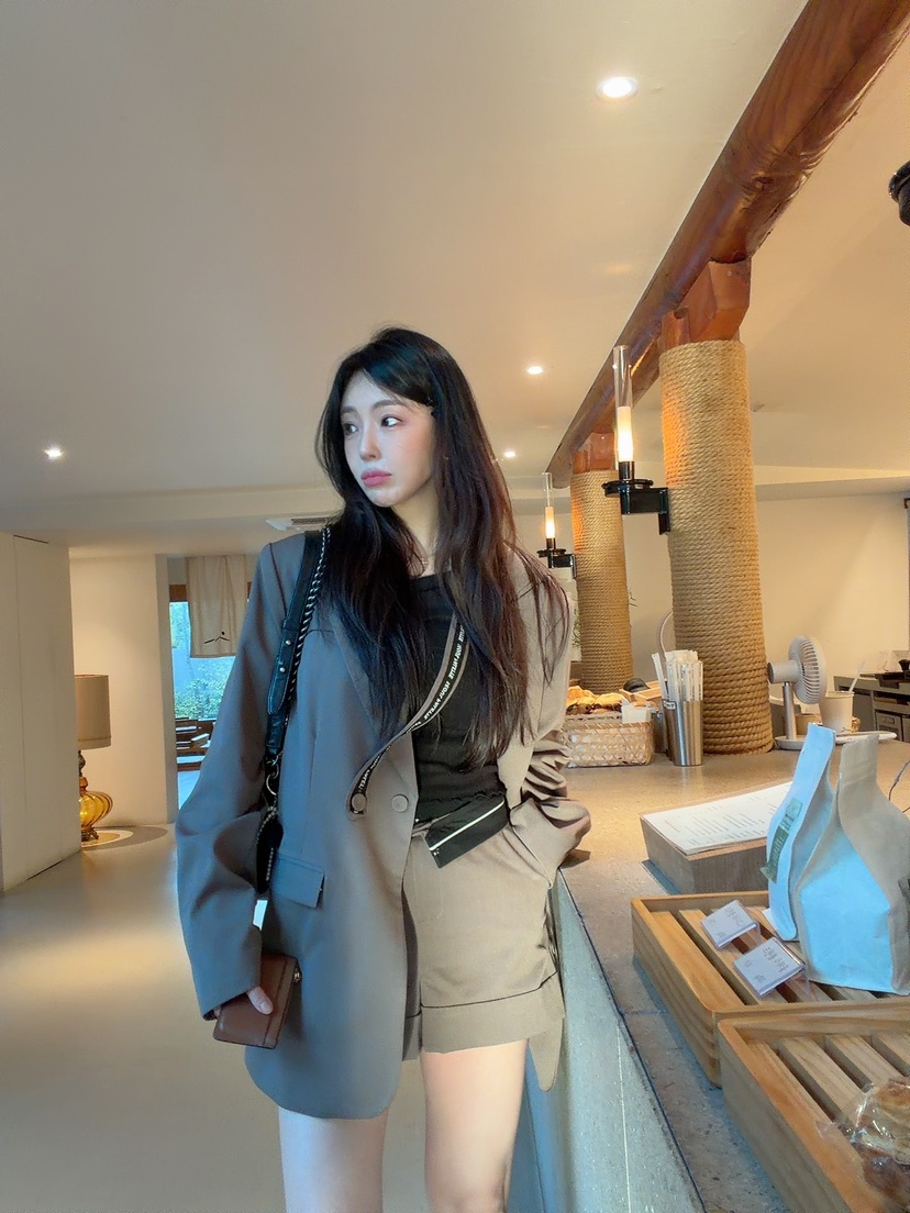 SEOUL PALETTE-Q韓國代購女裝新品真品休閑西裝西服腰帶SEOUL PALETTE-Q西裝/西服