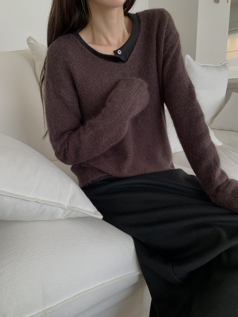 LE RIVE東大門直郵女裝新款熱賣休閑人氣針織衫不含內搭LE RIVE針織衫