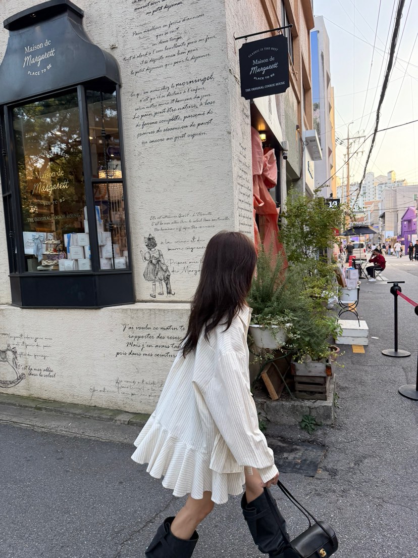 SOLAR東大門實拍女裝新款時尚真品人氣推薦熱賣休閑連衣裙SOLAR連衣裙