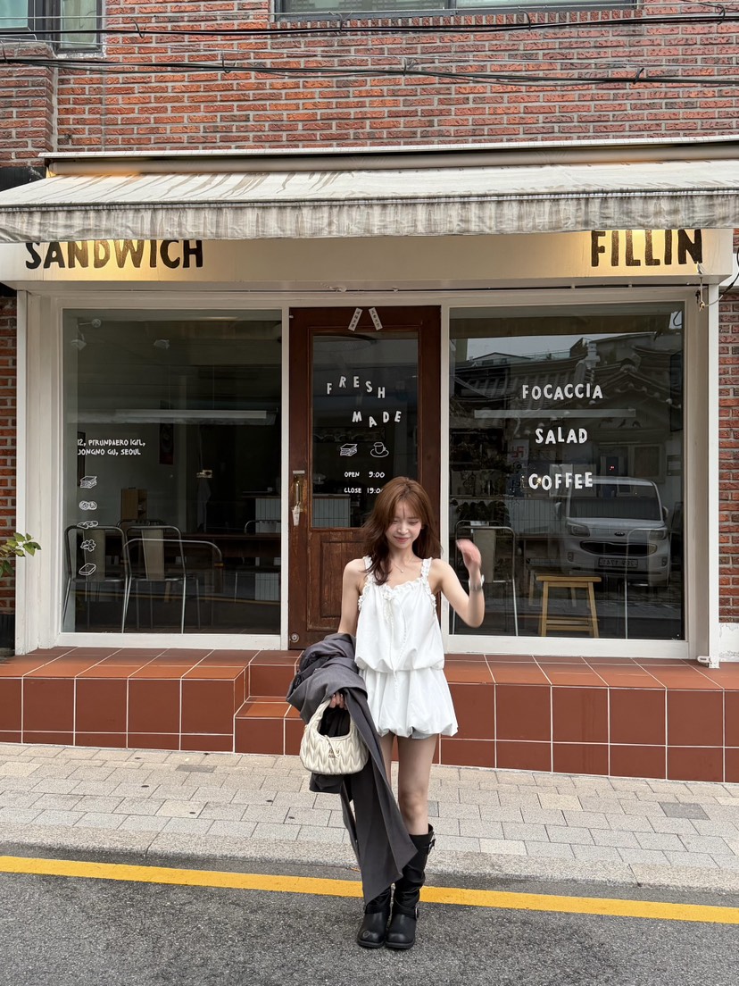 SOLAR韓國直郵女士新品休閑人氣熱賣真品時尚推薦連衣裙SOLAR連衣裙